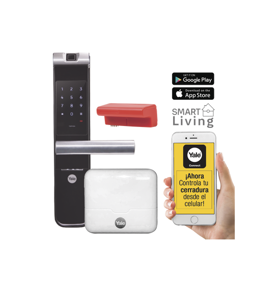 YALE-ASSA ABLOY MX89367 MX89367 Kit Cerradura con manija YMF40A y HUB Apertura por  C
