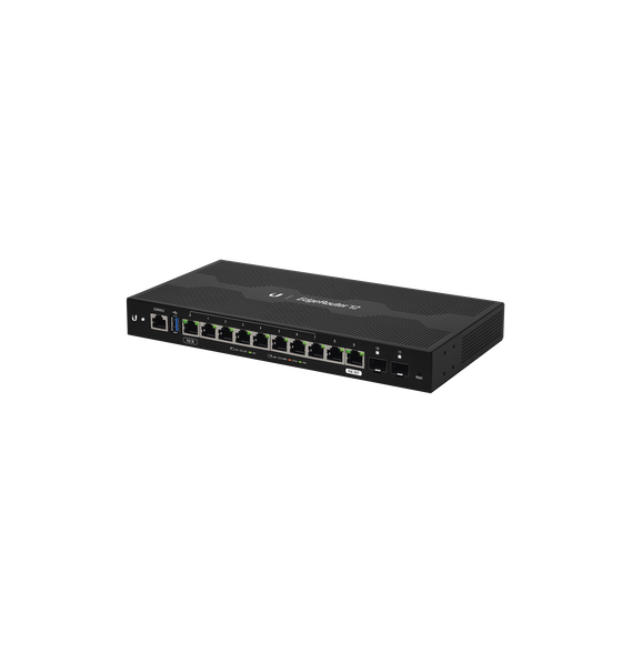 UBIQUITI NETWORKS ER12 ER-12 EdgeRouter 12 con 10 puertos 10/100/1000 Mbps + 2 puerto