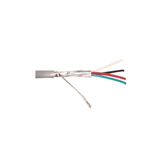 VIAKON 9274 9274 Cable 4 x 18 AWG / Blindado / 305 Metros / Riser / UL / Color Gris /