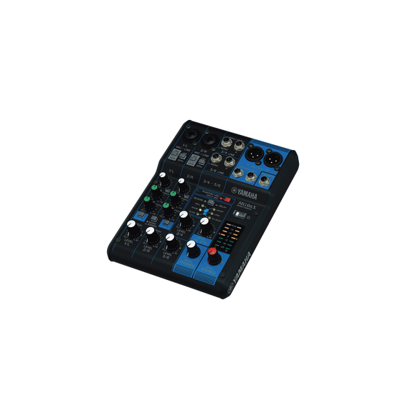 YAMAHA MG06X MG-06X Mezcladora de Audio | 6 Canales | 2 entradas de micro/6 de línea