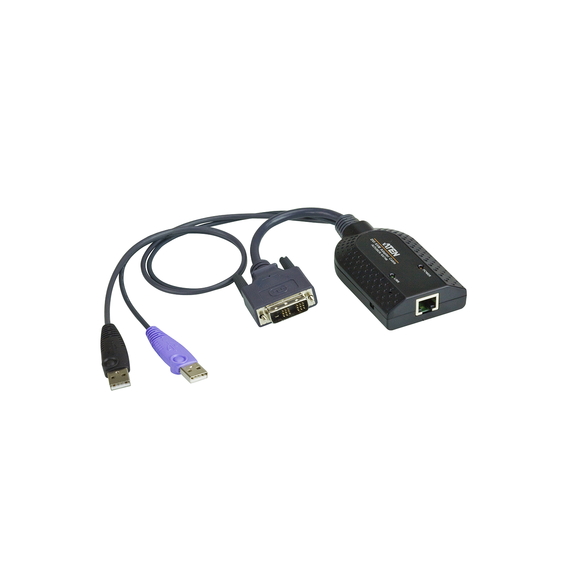 ATEN KA7166 KA7166 Adaptador KVM DVI USB compatible Smart Card con Virtual Media