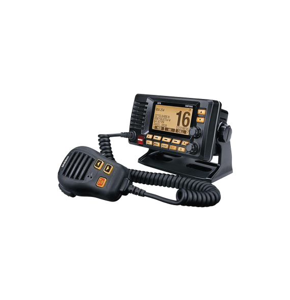 UNIDEN UM725GBK UM725GBK Radio Móvil Marino VHF color negro con receptor de GPS integ
