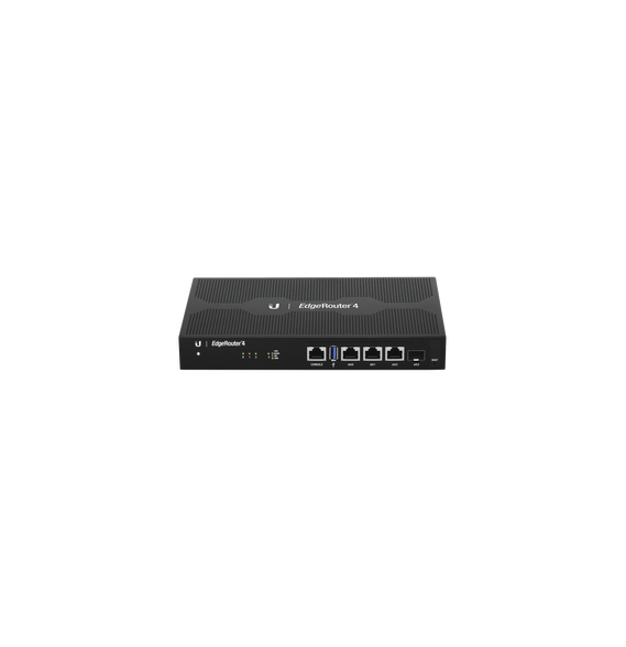 UBIQUITI NETWORKS ER4 ER-4 EdgeRouter 4 con 3 puertos 10/100/1000 Mbps + 1 puerto SFP