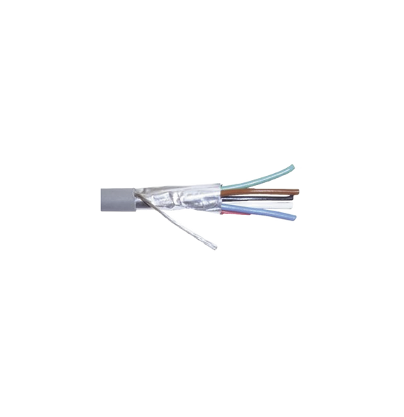 VIAKON 9290 9290 Cable Calibre 22 CMR 6 Conductores Blindado 305 metros Color Gris