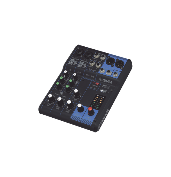 YAMAHA MG06 MG06 Mezcladora de Audio | 6 Canales | 2 entradas de micro/6 de línea (2