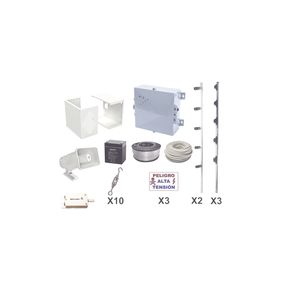 YONUSA YPROKIT25F YPROKIT25F KIT ESENCIAL PARA 25Mts PERIMETRALES DE CERCO ELÉCTRICO