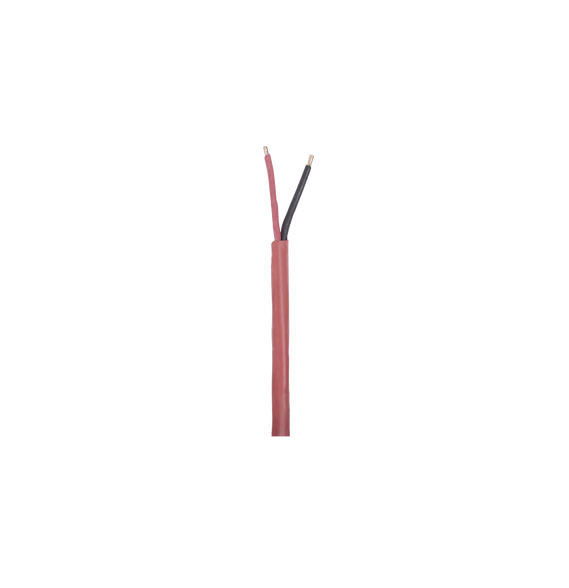 VIAKON 9493 9493 Bobina de 305 metros de alambre 2 x 16 AWG tipo FPLR de color rojo p