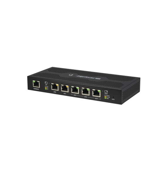 UBIQUITI NETWORKS ERPOE5 ERPOE-5 EdgeRouter PoE de 5 puertos Gigabit con funciones av