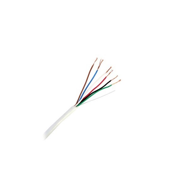 VIAKON 9296 92-96 Bobina de 305 Metros / 6 x 22 AWG / Cable de Cobre / Tipo CMR / Par