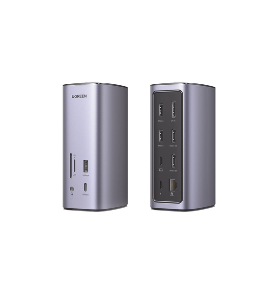 UGREEN 90325 90325 HUB USB-C (Docking Revodok Pro) 12 en 1 | 2 USB-A 3.0 | 1 USB-C PD