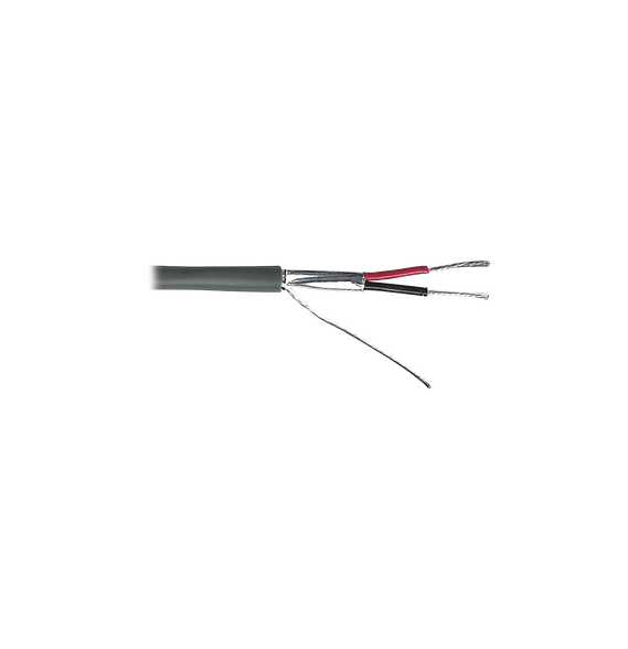 VIAKON 9222 9222 Cable 2 x 18 AWG / Blindado / 305 Metros / Riser / UL / Color Gris /