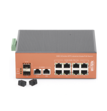 WI-TEK WIPS310GFI WI-PS310GF-I Switch Industrial PoE+ no administrable de 8 Puertos 1