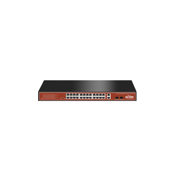 WI-TEK WIPS526G WI-PS526G Switch PoE (802.3af/at/bt) / No administrable de largo alca