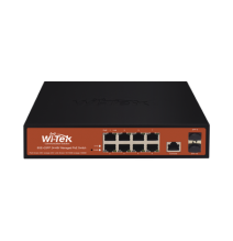 WI-TEK WIPMS310GFALIEN WI-PMS310GF-ALIEN Switch Administrable de 8 puertos Gigabit Et