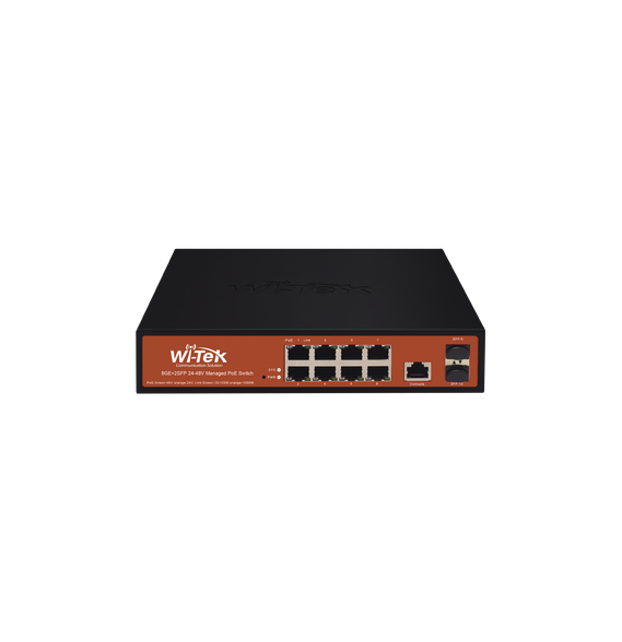 WI-TEK WIPMS310GFALIEN WI-PMS310GF-ALIEN Switch Administrable de 8 puertos Gigabit Et