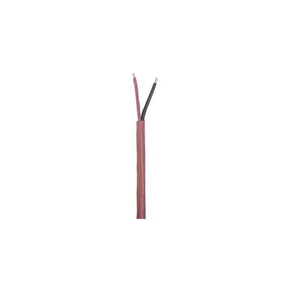 VIAKON 9489 9489 Bobina de 305 metros de Alambre 2 x 18 AWG color rojo FPLR Incendio