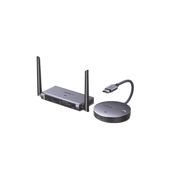 UGREEN 90909 90909 Transmisor y Receptor Inalámbrico HDMI | 50m | Salida HDMI y VGA (