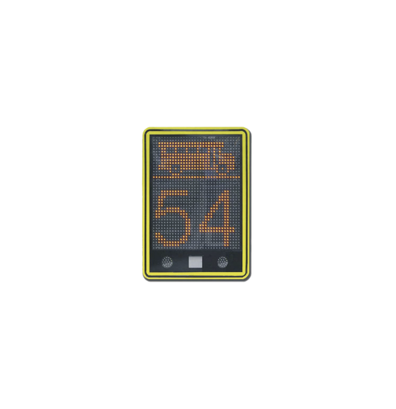 AccessPRO XRADARLEDG XRADARLEDG Radar de velocidad de 3 dígitos con mensajes variable