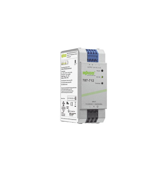 WAGO 787712 787-712 Fuente de alimentación ECO monofásico Tensión de salida 24V DC Co