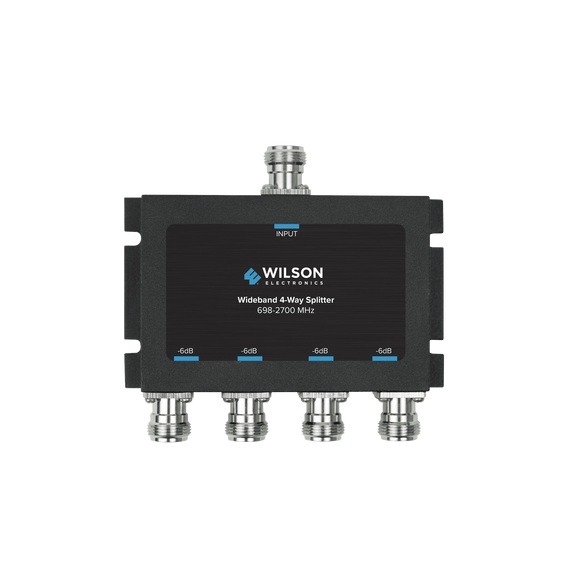 WilsonPRO / weBoost 859981 859-981 Divisor de 4 salidas 50 Ohm 700-2700MHz conector N