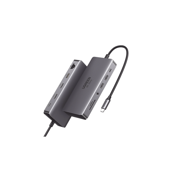 UGREEN 15965 15965 HUB USB-C (Docking Revodok Pro 211) 11 en 1 | 2 Puertos HDMI 8K 4K