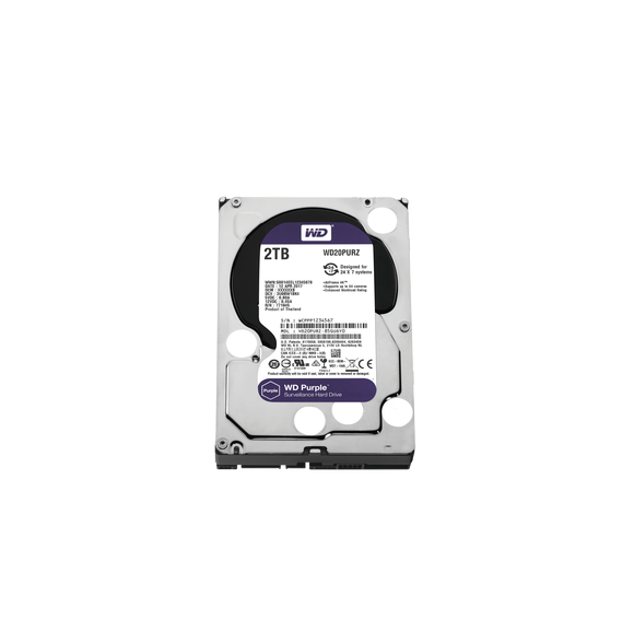 Western Digital (WD) WD20PURZ WD20PURZ Disco Duro PURPLE de 2TB / 3 AÑOS DE GARANTÍA