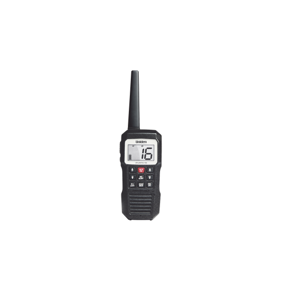 UNIDEN ATLANTIS155 ATLANTIS155 Radio Marino Portátil VHF flotante y sumergible Rx: 15
