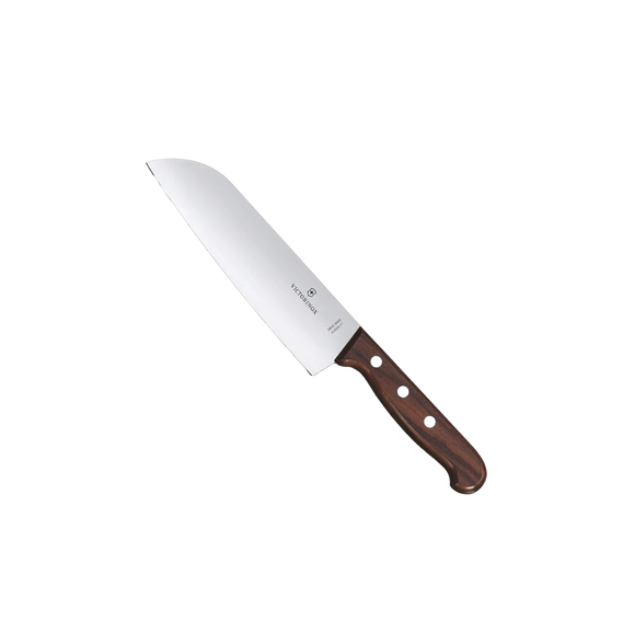 VICTORINOX 6850017G 6.8500.17G Cuchillo Santoku Wood de 17 cm Filo con Corte Recto Es