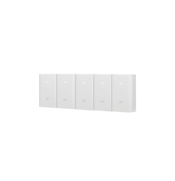 UBIQUITI NETWORKS POE2424W5P POE-24-24W-5P 5 Unidades del Adaptador PoE Ubiquiti de 2