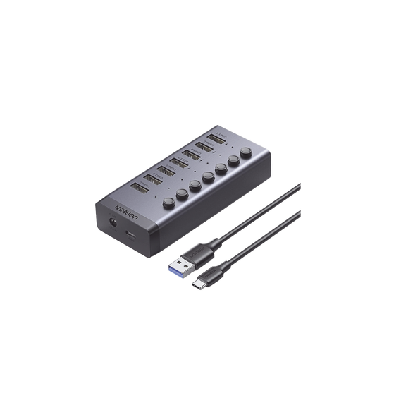 UGREEN 30778 30778 HUB de 7 Puertos USB 3.0 / 4 puertos de Carga Inteligente / Interr