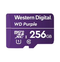 Western Digital (WD) WD256MSD WD256MSD Memoria microSD de 256 GB PURPLE Especializada