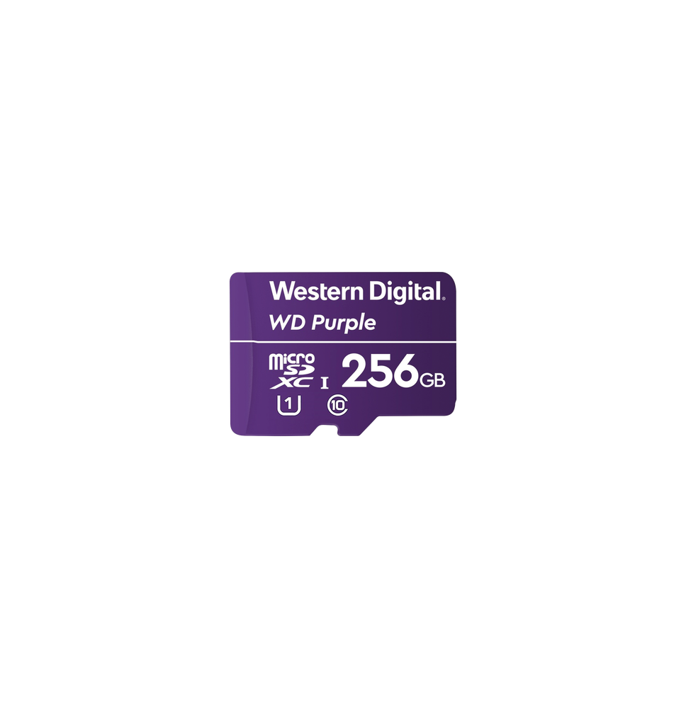 Western Digital (WD) WD256MSD WD256MSD Memoria microSD de 256 GB PURPLE Especializada