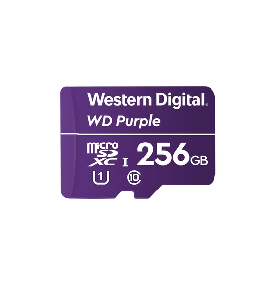 Western Digital (WD) WD256MSD WD256MSD Memoria microSD de 256 GB PURPLE Especializada
