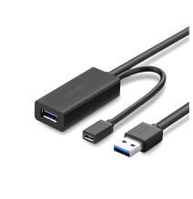 UGREEN 20827 20827 Cable de Extensión Activo USB 3.0 con puerto de alimentación Micro