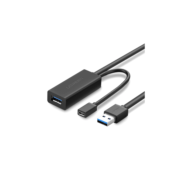 UGREEN 20827 20827 Cable de Extensión Activo USB 3.0 con puerto de alimentación Micro