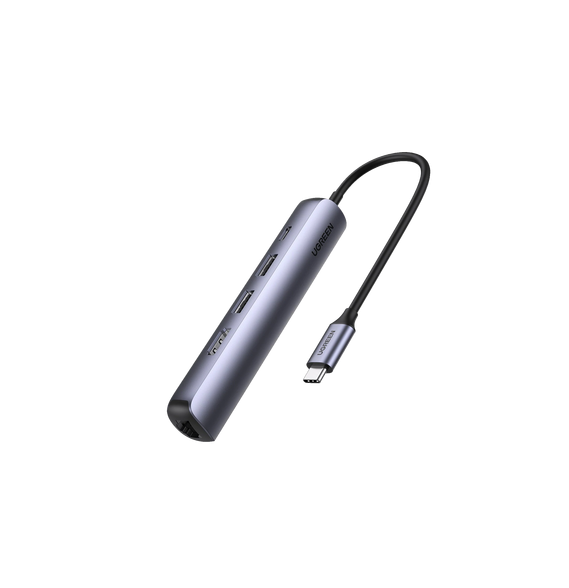UGREEN 10919 10919 HUB USB-C (Docking Station) 5 en 1 | Ultra Delgado | 2 USB-A 3.1 a