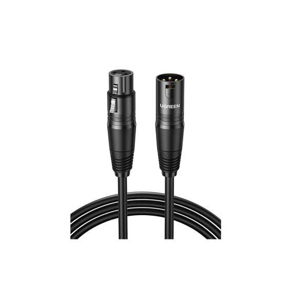 UGREEN 20716 20716 Cable para Micrófono XLR Tipo Canon Macho a Hembra | 15 Metros | P