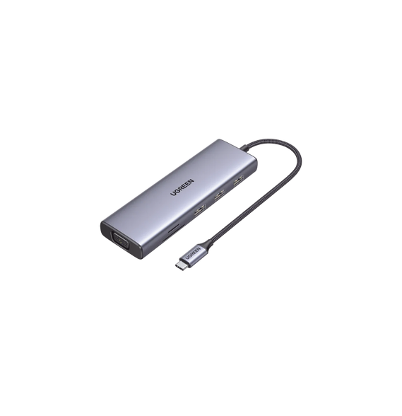 UGREEN 15600 15600 HUB USB-C (Docking Station) 9 en 1 | 3 USB-A 3.0 | USB-C PD Carga