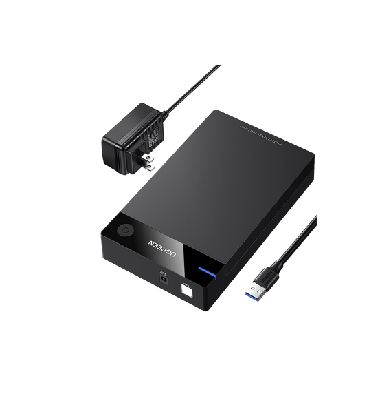 UGREEN 50423 50423 Carcasa de Disco Duro para 3.5 y 2.5 (Enclosure) | Con Cable USB 3