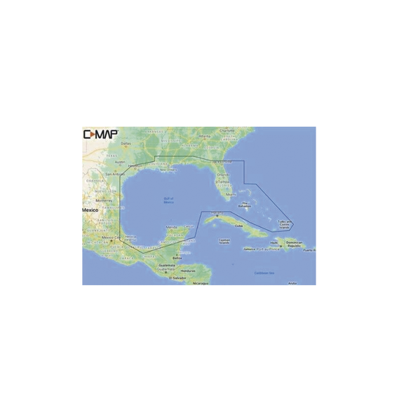 C-MAP MNAY204MS M-NA-Y204-MS M-NA-Y204-MS C-MAP REVEAL del Golfo de México y Bahamas