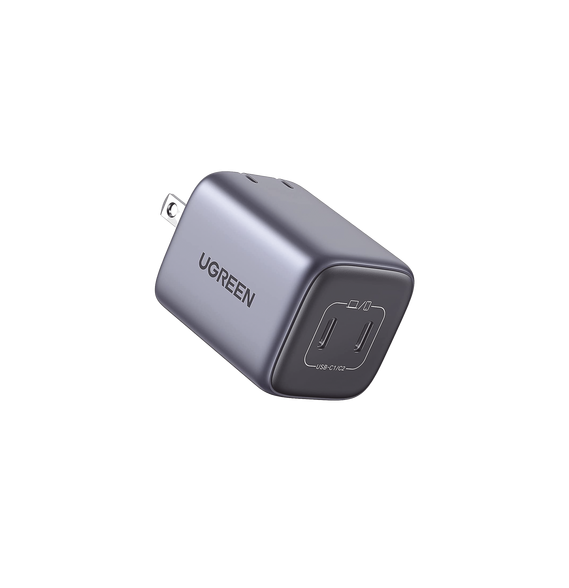 UGREEN 90572 90572 Cargador de 45W serie Nexode Mini | 2 Puertos USB-C de Carga Rápid