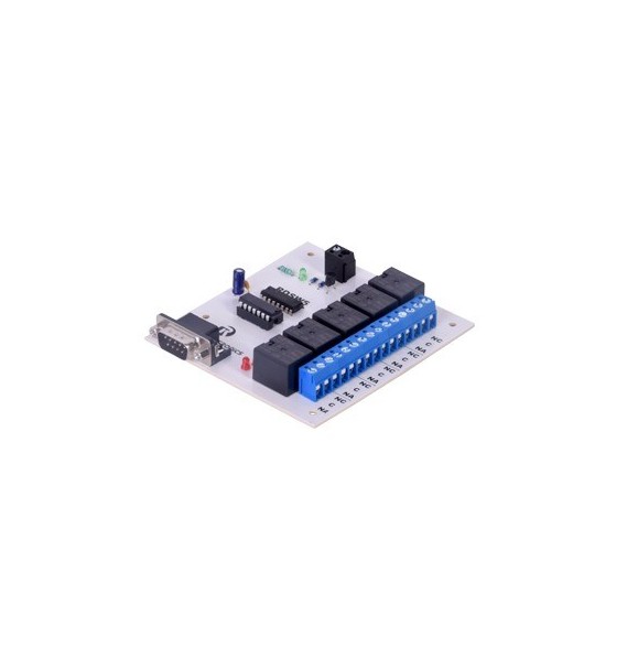 Syscom RDSW5F RDSW5F Tarjeta Decodificadora de 5 Zonas Compatible con Fleetsync.