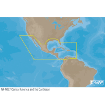 C-MAP 00012055001 000-12055-001 NA-Y027: América central y el caribe max-n +: ancho