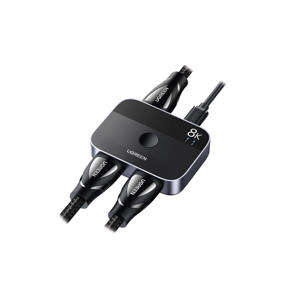 UGREEN 90385 90385 Conmutador HDMI 2.1 8K @60Hz | HDMI Splitter 2 Entradas a 1 Salida