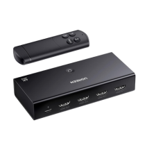 UGREEN 15376 15376 Conmutador HDMI Switch 4@60Hz | 3 Entradas a 1 Salida | 3D | HDR |
