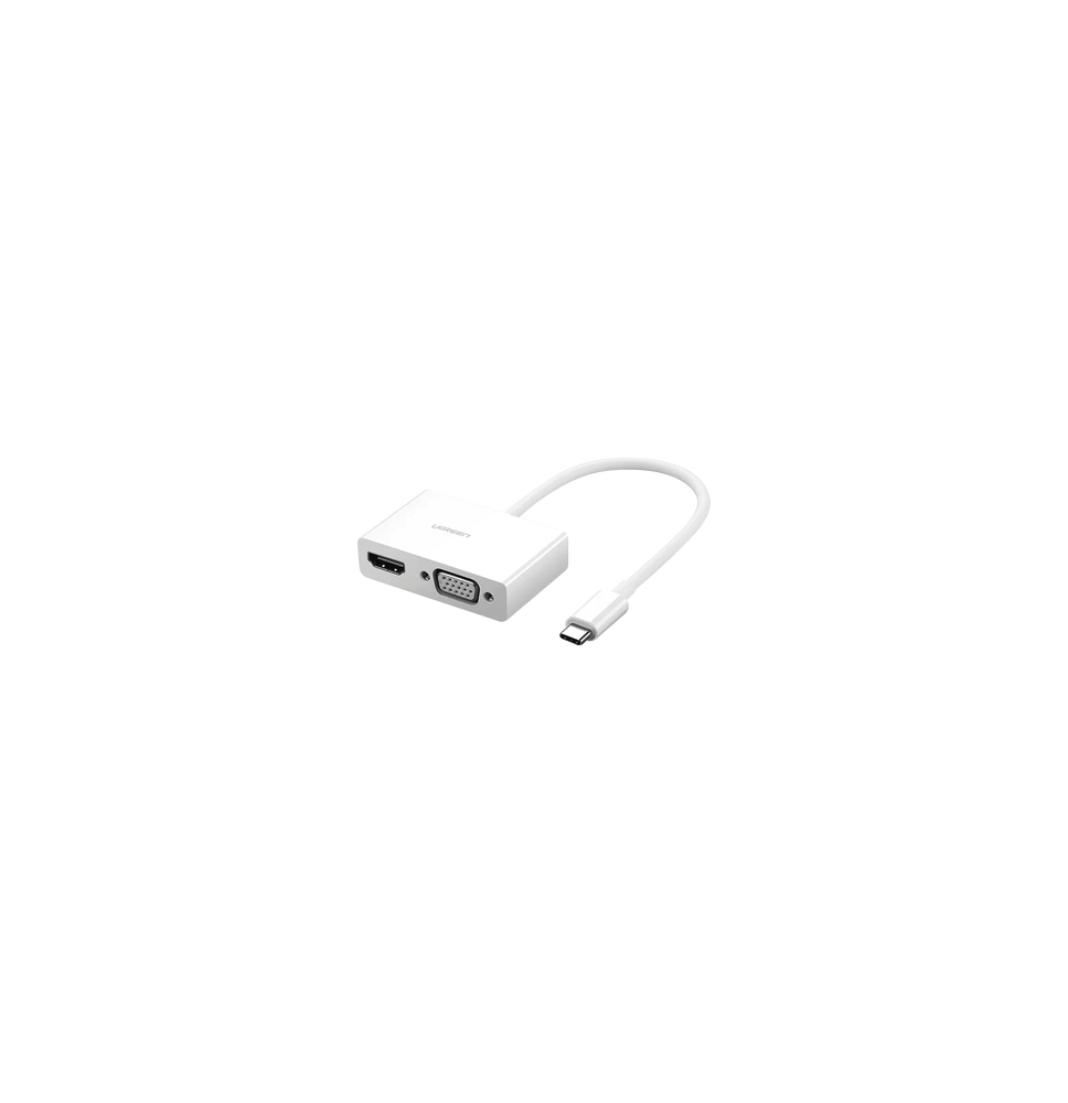 UGREEN 30843 30843 Adaptador USB C a HDMI VGA | Compatible con Thunderbolt 3 | USB 3.