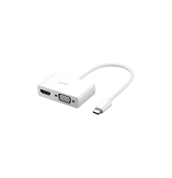 UGREEN 30843 30843 Adaptador USB C a HDMI VGA | Compatible con Thunderbolt 3 | USB 3.