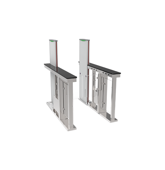 ZKTECO MST150 MST-150 Barrera peatonal abatible (tipo swing) con detector de metales