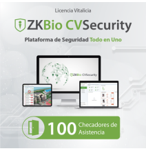 ZKTECO ZKCVTAP100 ZKCVTAP100 Licencia para ZKBio CVsecurity permite gestionar hasta 1