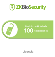 ZKTECO ZKBSHOTEL100 ZK-BS-HOTEL-100 Licencia para ZKBiosecurity para modulo de hotele